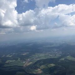 Flugwegposition um 13:21:18: Aufgenommen in der Nähe von Werra-Meißner-Kreis, Deutschland in 1768 Meter
